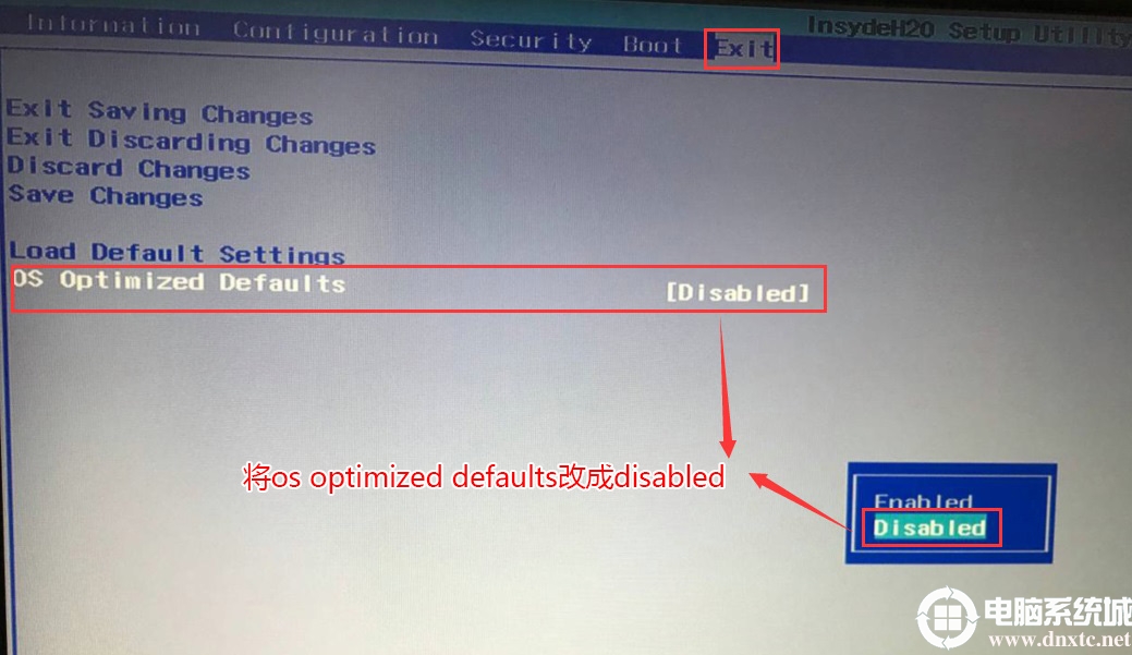 OS Optimized DefaultsΪDisabled