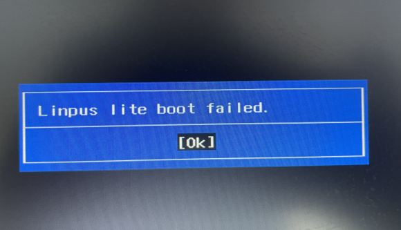 ventoyuLinpus lite boot failed